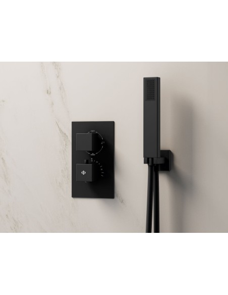 ENSEMBLE ENCASTRE 2/3 FONCT. THERMOSTATIQUE ORION NEGR