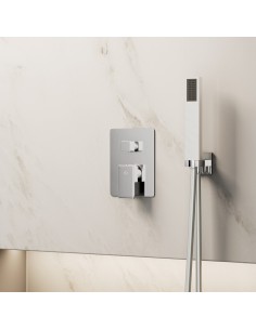 ENSEMBLE ENCASTRE 2 FONCT. MITIGEUR ORION CHROME 2