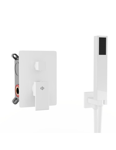 ENSEMBLE ENCASTRE MITIGEUR ORION BLANC
