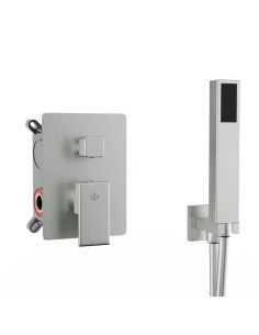 ENSEMBLE ENCASTRE 2/3 FONCT. MITIGEUR ORION NICKEL