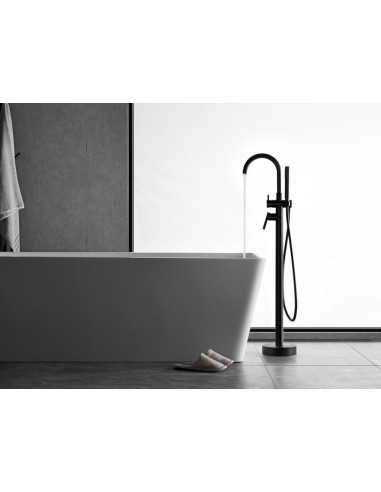 ROBINETTERIE BAIN ILOT ROUND MITIGEUR NOIR