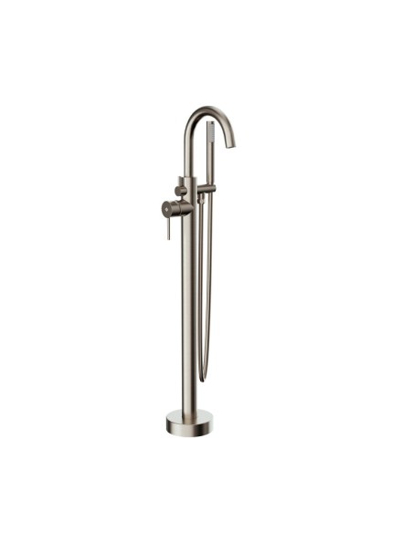 ROBINETTERIE BAIN ILOT ROUND MITIGEUR NICKEL
