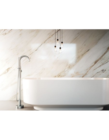ROBINETTERIE BAIN ILOT ROUND MITIGEUR NICKEL