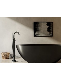 ROBINETTERIE BAIN ILOT ROUND MITIGEUR TITANE 2