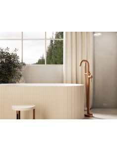 ROBINETTERIE BAIN ILOT ROUND MITIGEUR CUIVRE 2