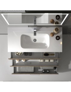 Meuble vasque Cumbre Duplach/ Meuble salle de bain suspendu 2
