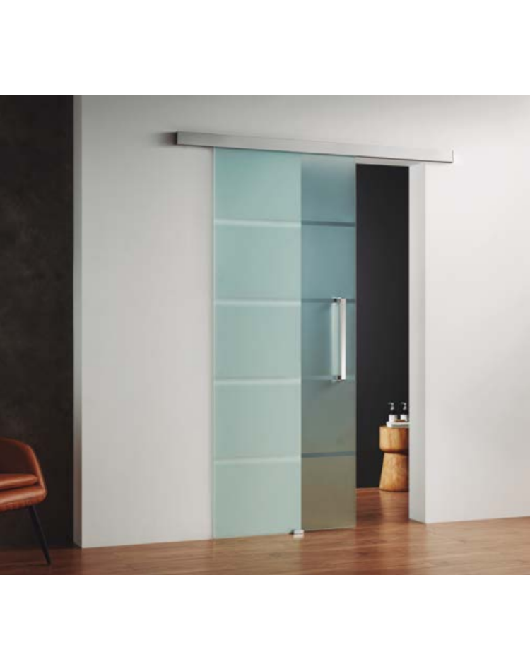 Porte Coulissante chrome  - GME