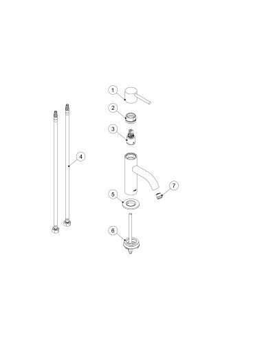 MiTIGEUR LAVABO STUDY  - TRES