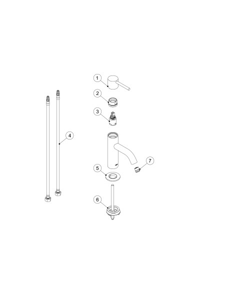 MiTIGEUR LAVABO STUDY  - TRES