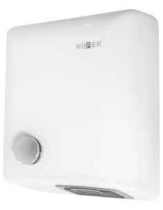 Sèche-mains BIGFLOW à bouton poussoir ABS blanc