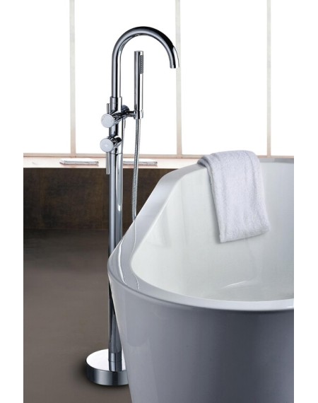 Mitigeur Baignoire Round monocommande chrome - GME