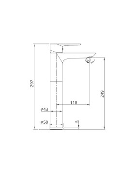 MiTIGEUR LAVABO HAUT  CASSIO - GME