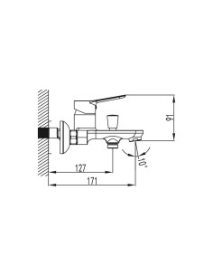MITIGEUR BAIN/DOUCHE RHIO - GME 2