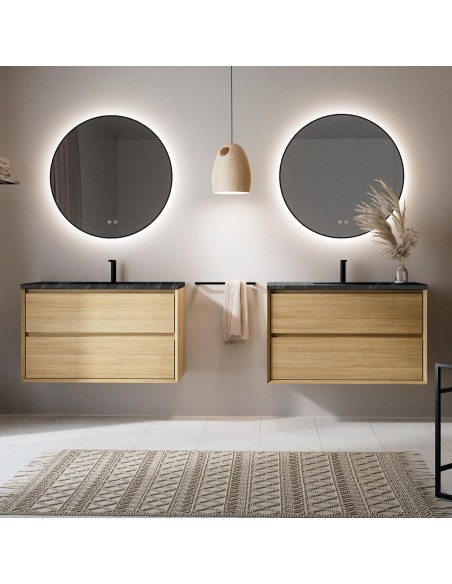 Meuble Panneau Marin COOL 100x45x54 2 tiroirs, suspendu MUD