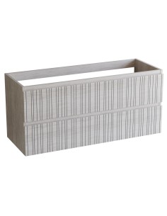 Meuble FER 120x45x54 2 tiroirs, suspendu BOREAL avec poignée à onglet