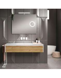 Luminaire LED pour Miroir lisse LEVEL 30 cm. 4000k