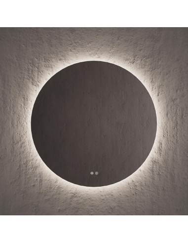 Miroir rond MOON périmètre rétroéclairé  Ø60