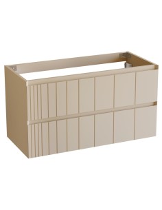 Meuble Panneau Marin POLE 80x45x54 2 tiroirs, suspendu Greige Mat