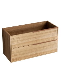 Meuble BAMBOO 60x45x54 2 tiroirs, suspendu avec poignée Bronze Brossé