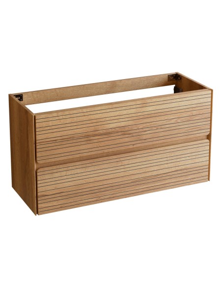 Meuble Panneau Marin RANDOM 120x45x54 2 tiroirs, suspendu SAND