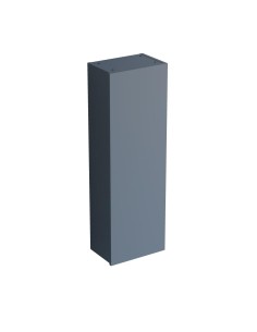 Colonne 35*25*110 cm 1 porte rèversible Bleu Cobalt Mat
