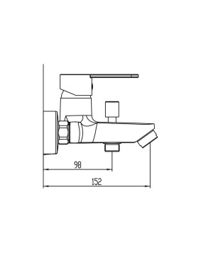 Mitigeur bain/douche SION - GME