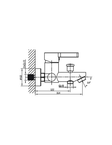 MITIGEUR BAIN /DOUCHE  FUSSION - GME