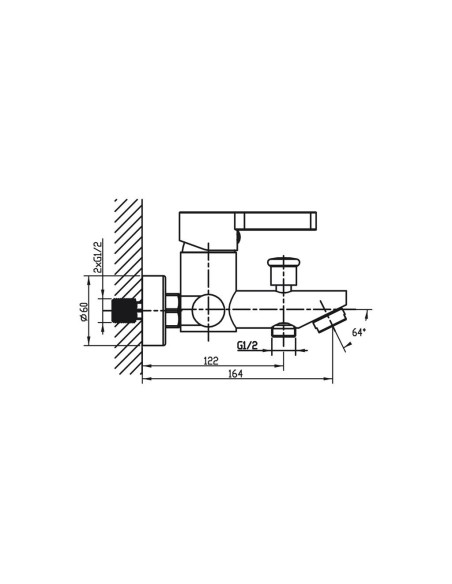 MITIGEUR BAIN /DOUCHE  FUSSION - GME