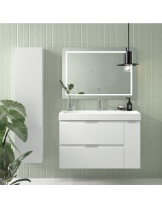 meuble vasque Kula Duplach Blanco / Design et Élégance