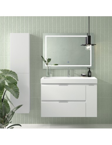 meuble vasque Kula Duplach Blanco / Design et Élégance