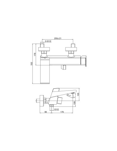 Mitigeur bain/douche ATRIO - GME