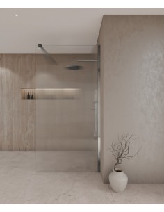 Vizela - Paroi de douche cannelée 90 cm