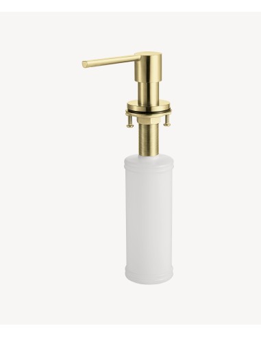 Distributeur de savon en acier inoxydable - doré brossé