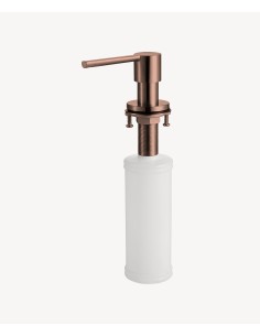 Distributeur de savon en acier inoxydable - or rose brossé