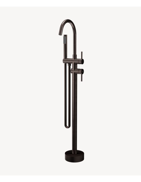 Robinet mitigeur bain-douche sur pied Moka brossé - Corbeau