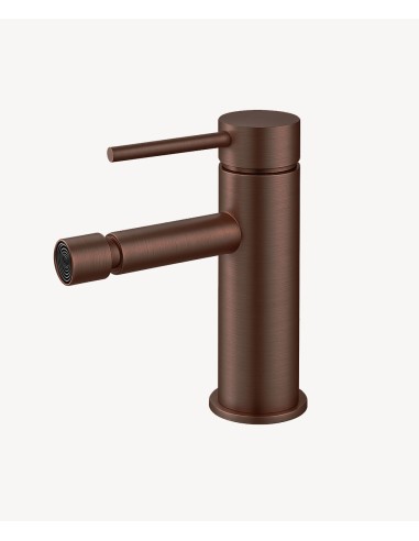 Mitigeur bidet monotrou Or rose brossé - Corbeau