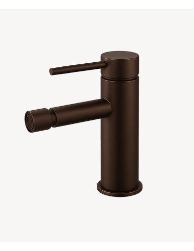 Mitigeur bidet monotrou Moka brossé - Corbeau