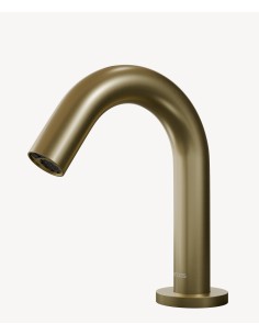Robinet automatique de lavabo, eau froide Doré brossé - Corbeau