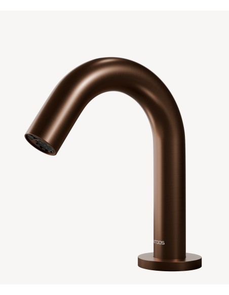 Robinet automatique de lavabo, eau froide Or rose brossé - Corbeau