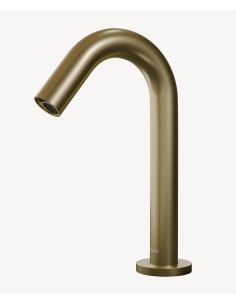 Robinet automatique pour vasque à poser , eau froide Doré brossé - Corbeau