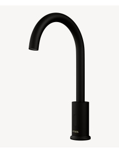 Robinet lavabo automatique haut , eau froide Noir - Corbeau