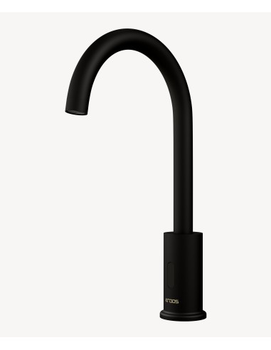 Robinet lavabo automatique haut , eau froide Noir - Corbeau
