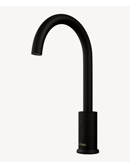 Robinet lavabo automatique haut , eau froide Noir - Corbeau