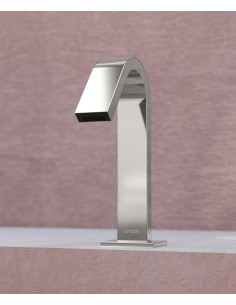 Robinet lavabo automatique, eau froide Chromé - Fiumina