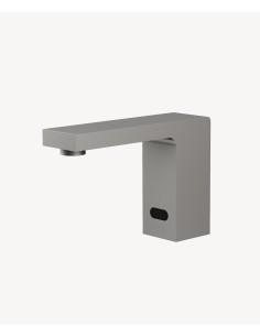 Robinet de lavabo automatique, eau froide Nickel brossé - Sirius