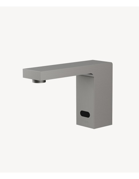 Robinet de lavabo automatique, eau froide Nickel brossé - Sirius
