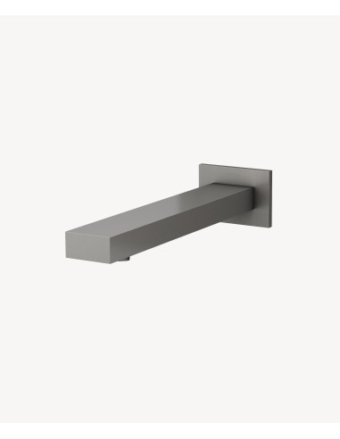 Robinet de lavabo mural automatique, eau froide Nickel brossé - Sirius