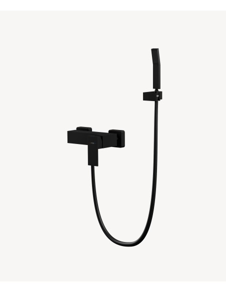 Mitigeur de douche mural Noir - Sirius