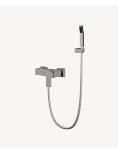 Mitigeur de douche mural Nickel brossé - Sirius