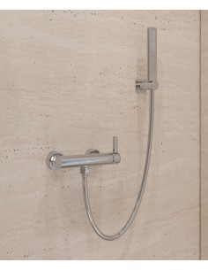 Mitigeur de douche mural Chromé - Fiumina